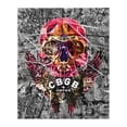 thumbnail image 5 of CBGB Blanket OMFUG Skull Graffiti Punk Rock Music Club  Fleece Throw Blanket, 5 of 5