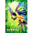 thumbnail image 4 of South Beach, Florida, Macaw Flying in Jungle Scene, Vector Geometric (1000 Piece Puzzle, Size 19x27, Challenging Jigsaw Puzzle for Adults and Family, Made in USA), 4 of 4