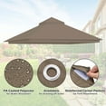 thumbnail image 4 of Yescom Canopy Top Replacement UV30+ Top Cover for 2-Tier 10x12 Ft Gazebo Patio, 4 of 8