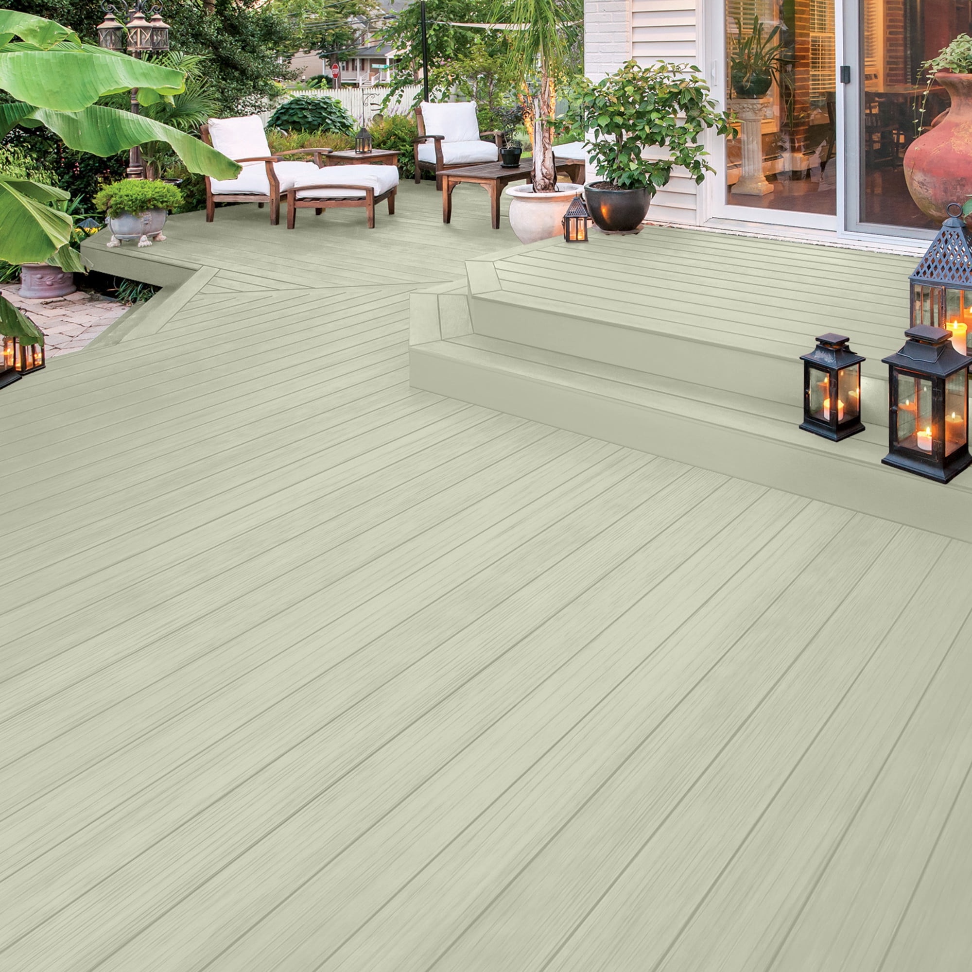 Olympic Maximum 1 GallonSC-1007 Avalanche Solid Color Exterior Stain and Sealer in One