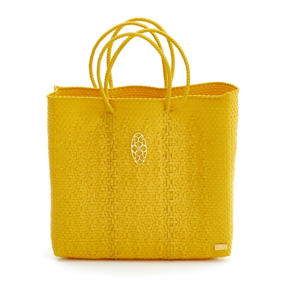 MEDIUM YELLOW TOTE BAG LONG STRAP
