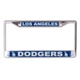 thumbnail image 1 of Los Angeles Dodgers Laser Chrome License Plate Frame, 1 of 1