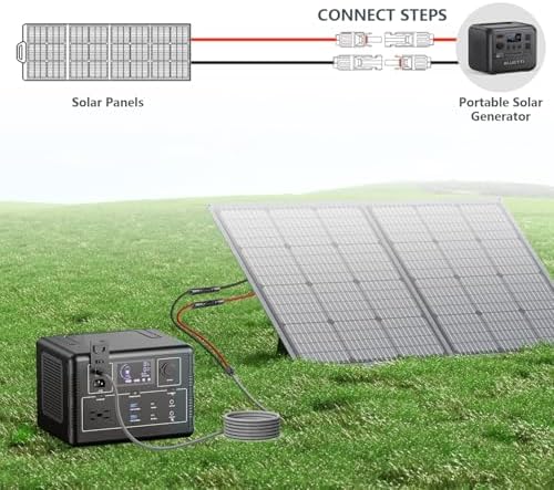 16FT Solar to XT60i Charging Extension Cable: For RC Battery Drones, Solar Generator (EcoFlow River Delta Plus Pro Max, Anker SOLIX 767) - Garden & Patio