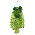thumbnail image 1 of Guirnalda de flores artificiales de glicina para colgar en la pared, para interiores y exteriores, ideal para bodas, fiestas, festivales y decoración floral simulada., 1 of 8
