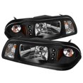 thumbnail image 1 of Spyder Auto 5012531 LED Crystal Headlights Fits 87-93 Mustang, 1 of 6