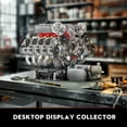 thumbnail image 3 of Mould King 10219 V8 Engine Model Kit - Build Your Own Supercar Model Engine, STEM Engineering Building Blocks Sets with Motor, 8-Cylinder Engine Buil, 3 of 7