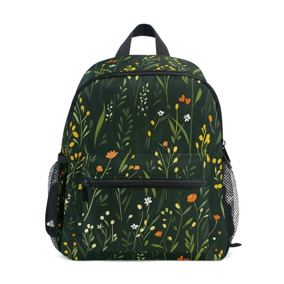 ALAZA Leaf Flower School Backpack Small Bookbag Mini Bags