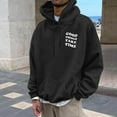 thumbnail image 5 of Men's Casual Men's Hooded Hoodie String Replacement Sweater Printed Men's Coat Thin Hoodies for Men, 5 of 5