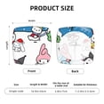 thumbnail image 6 of Lsque Sanrio Printed Square Couch Cushion Covers, Floral Sofa Cushion Covers Replacement, Stretch Couch Covers for Couch-16.9in, 6 of 9