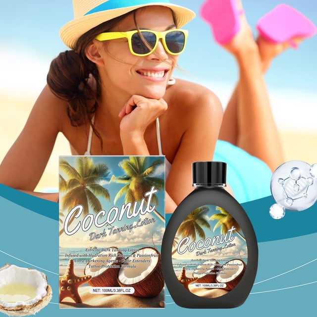 SIfdSeng Natural Tanning Lotion Easily Create A Tan Moisturize and Glow 100Ml