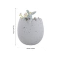thumbnail image 2 of FELTECHELECTR 1Pcs Resin Rabbit Egg Shells Plant Pot Cracked Shell Bunny Shape Spring Theme Home Table Decorations, 2 of 8