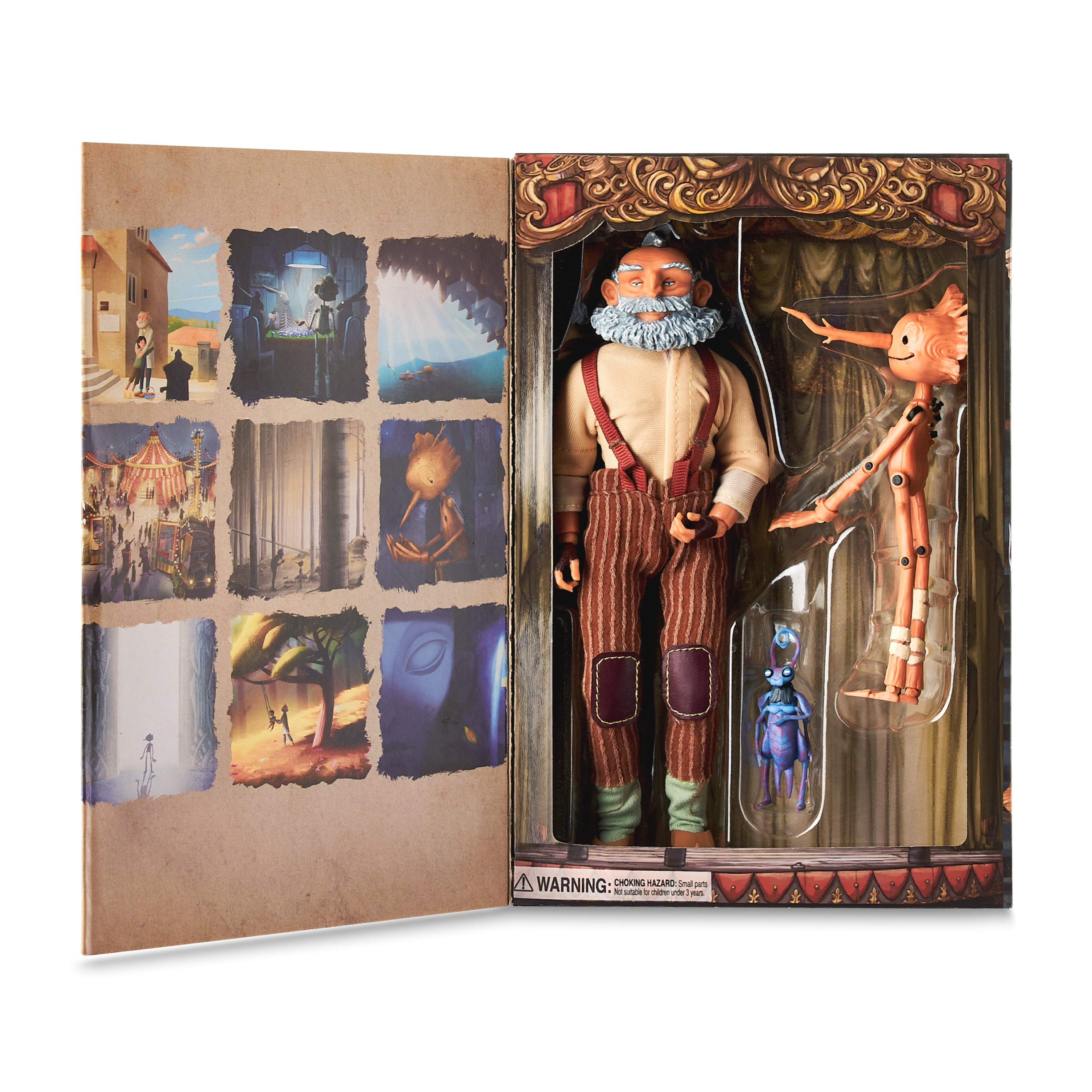 Mego Guillermo del Toro's Pinocchio Action Figure Set of 3 — Sure