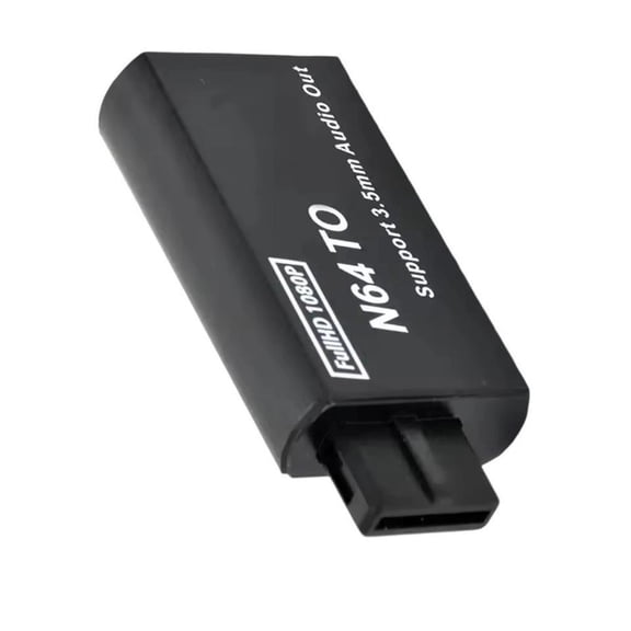 For N64 to HDTV Converter Game Adapter Support 1080P 3.5mm Sound Cable Gaming