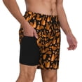 thumbnail image 3 of Goofa Cute Squirrel Printed Men's Swim Trunks Board Shorts Quick Dry Mens Swimming Trunks with Compression Liner,Breathable Fit Hawaii Beach Shorts-, 3 of 9