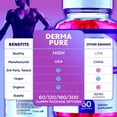 thumbnail image 4 of Derma Pure Advanced Formula ACV Gummies Supplement to Support Healthy Skin DermaPure 60 Gummies, 4 of 8