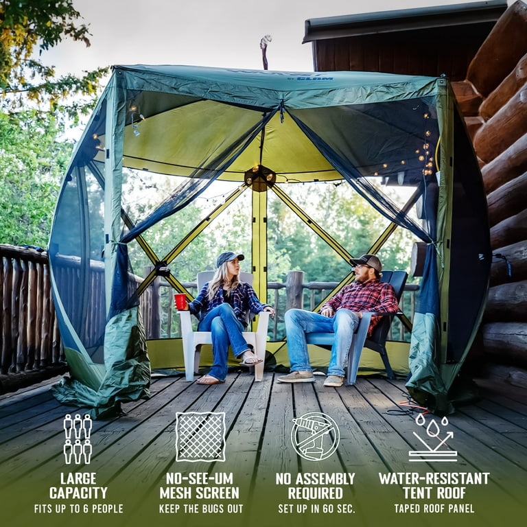 CLAM Quick-Set 9x9 ft Venture Portable Outdoor Canopy Shelter