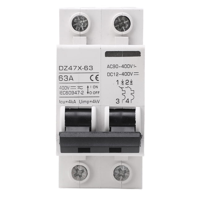 Miniature Circuit Breaker,AC DC Miniature Circuit Electrical Equipment Circuit Breaker Enhanced Durability