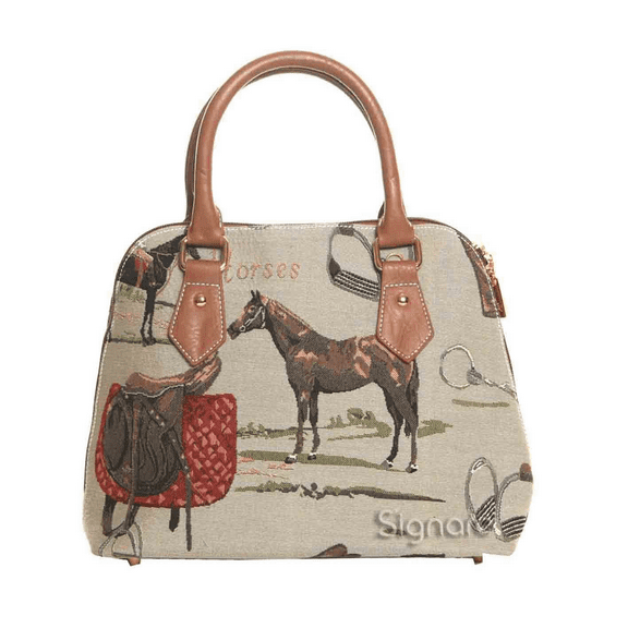 Horse Convertible Top Handle Purse Bag