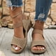 thumbnail image 1 of MKLEKYY Sandalias deportivas para Mujer Con Punta de Pez Tallada y Banda Elástica para Ocio, Talla Grande, Con Borde Europeo y Estadounidense, 1 of 4