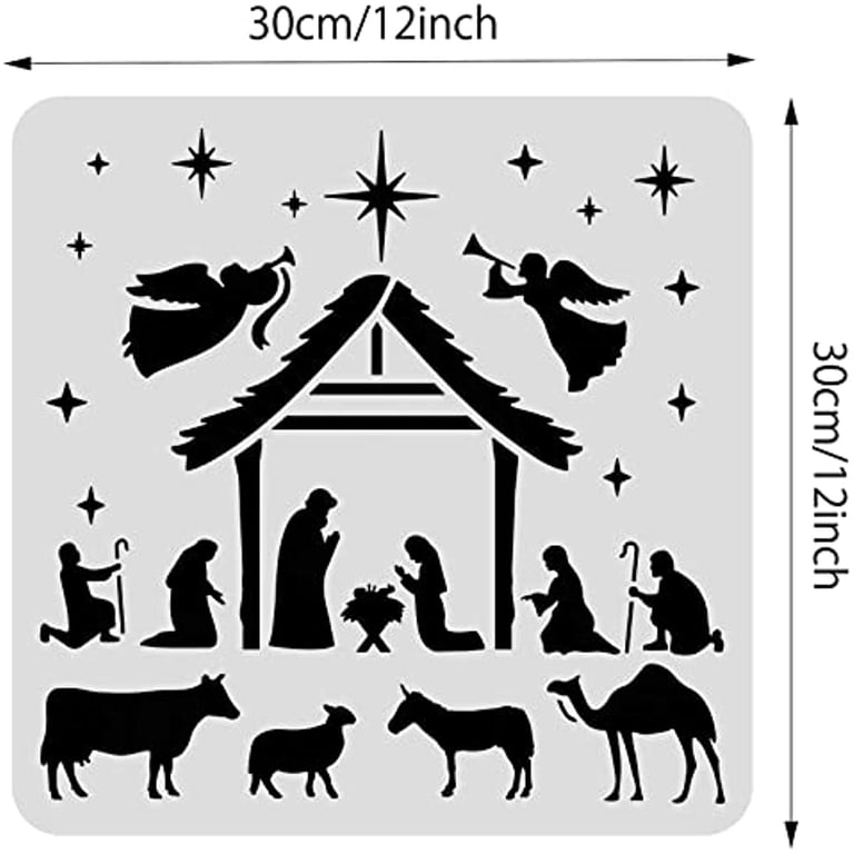 Christmas Manger Drawing