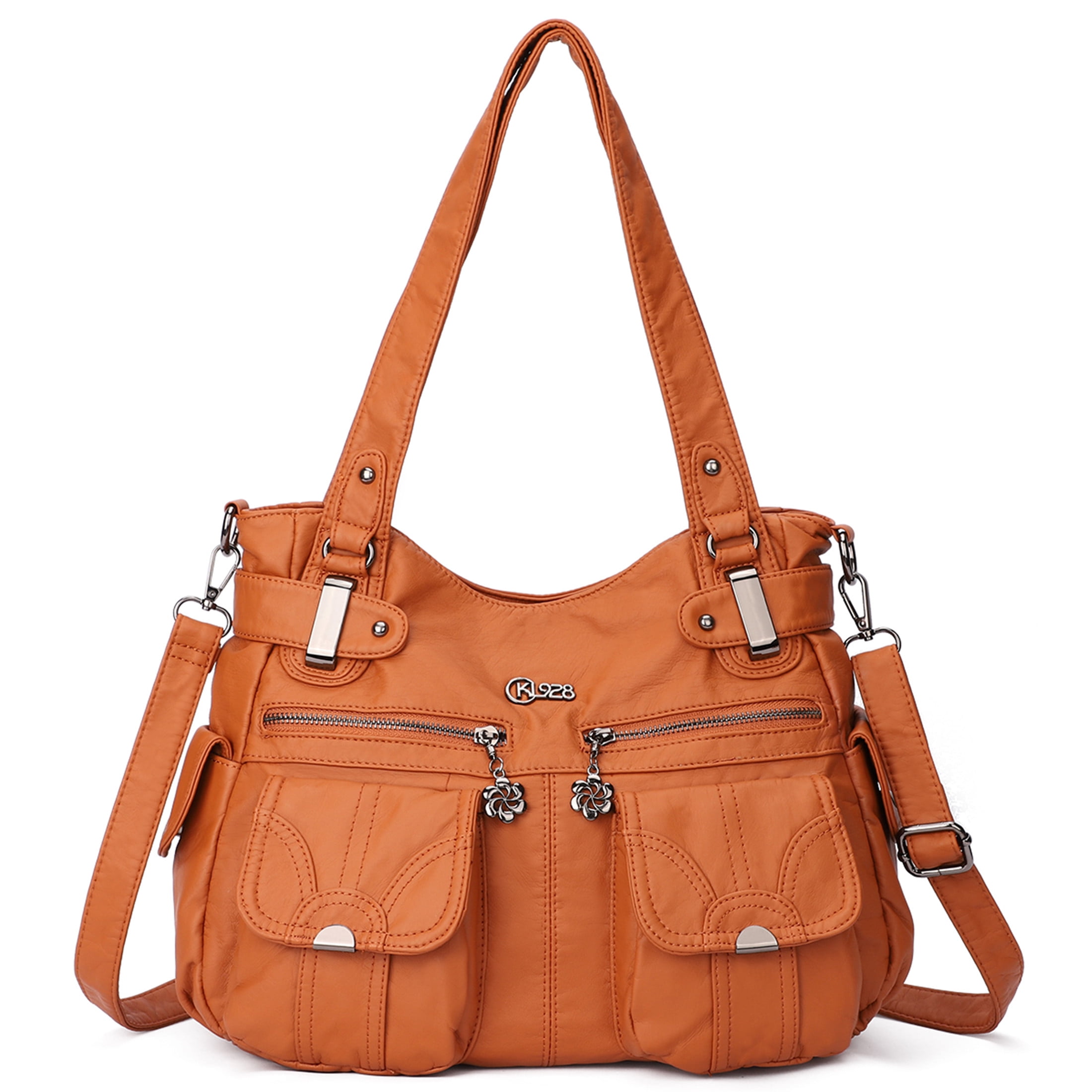 KL928 Purses and Handbags for Women Multi Pocket Tote Bag Hobo ...