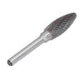 thumbnail image 2 of Grinder Burr Tool, Grinding Bit Wide Application HX1232 YG8 Alloy 6mm Shank Diameter For Grooving For Chamfering ANGGREK FA1011, 2 of 8