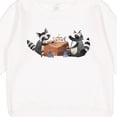 thumbnail image 3 of Inktastic Raccoon Tea Party Toddler Sweatshirt, 3 of 4