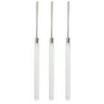 thumbnail image 2 of 3pcs Makeup  Spatula Color Blending Stainless Steel Transparent Handle Nail Gel Spatula Stirring Rod, 2 of 8