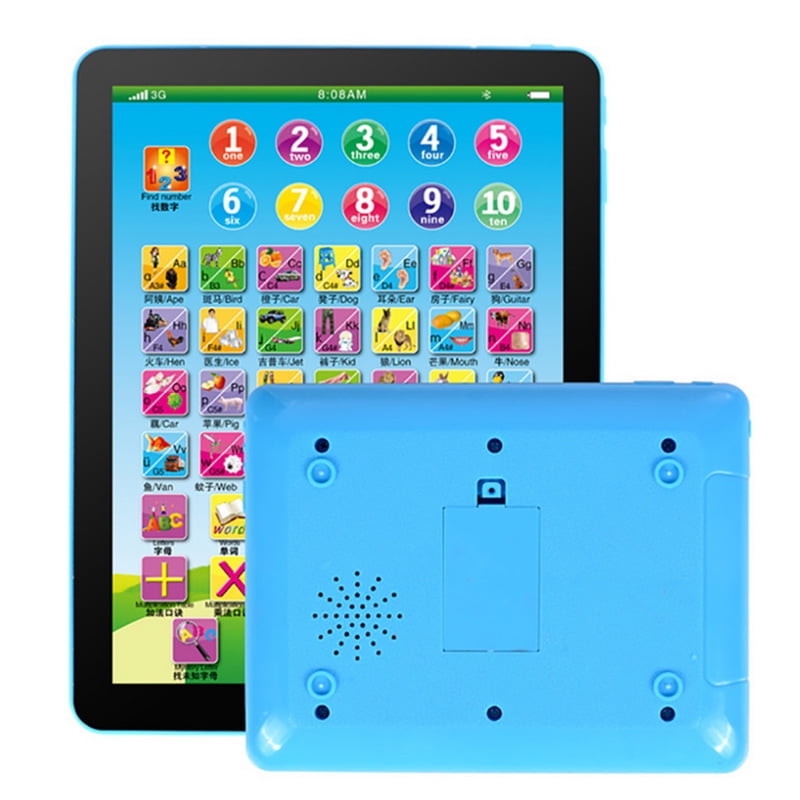 foulon Kids Pad Toy Pad Computer Tablet Education Learning Education Machine Touch Screen Tab Electronic Systems 