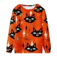 thumbnail image 1 of Hombres Casual Moda Cuello Redondo Sudadera Halloween 3D Print Pullover Manga Larga Tops Pompotops oipoqjl39306, 1 of 7