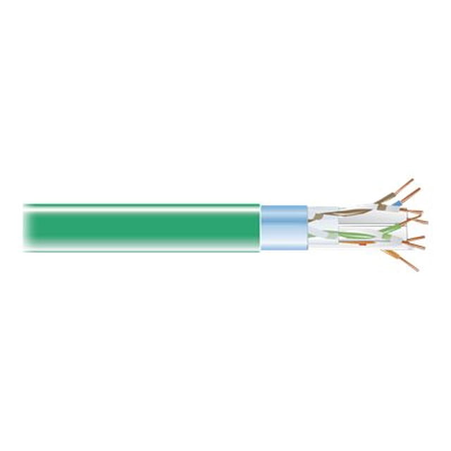 Black Box CAT6 - Bulk cable - 1000 ft - STP - CAT 6 - plenum, solid - green
