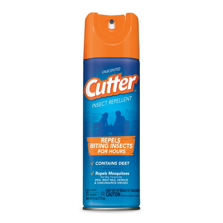Cutter Unscented Insect Repellent, Aerosol, 6-oz