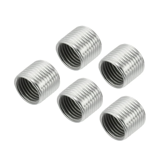 Unique Bargains M12 Male to M10 Female Adapter 10mm Long Sleeve Reducer Thread Reducing Nut Insert 5 Pack