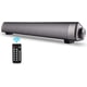 thumbnail image 1 of Barra de sonido, TOPROAD Soundbar con cable y altavoz Bluetooth 5.0 inalámbrico, micrófono incorporado, para teléfono móvil/tableta/proyector y compatible con TV con salida AUX/RCA, 1 of 3