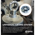 thumbnail image 4 of Marine Tech Tools OMC, BRP Lifting Adapter (AMT0046), Bolts Directly on OMC, BRP Flywheels, Fits with Universal Lifting Ring (AMT0022), Outboard Lifting Adapter, 4 of 4