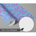 thumbnail image 6 of S4Sassy Peel & Stick Vinyl Wallpaper, Watercolor Leaves Pattern Wallpaper Contact Paper Waterproof - Blue, 25"x360", Removable Walls Covering for Kitchen, Living Room, Bathroom, 6 of 9