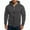 Dark Gray #42, variant on Evdexr Oversized Hoodies Mens Pullover Zip Up Hooded Fleece Sport Sweatshirts Fall Drawstring Lightweight Long Sleeve Jacket Solid Plain Coat Dark Gray M