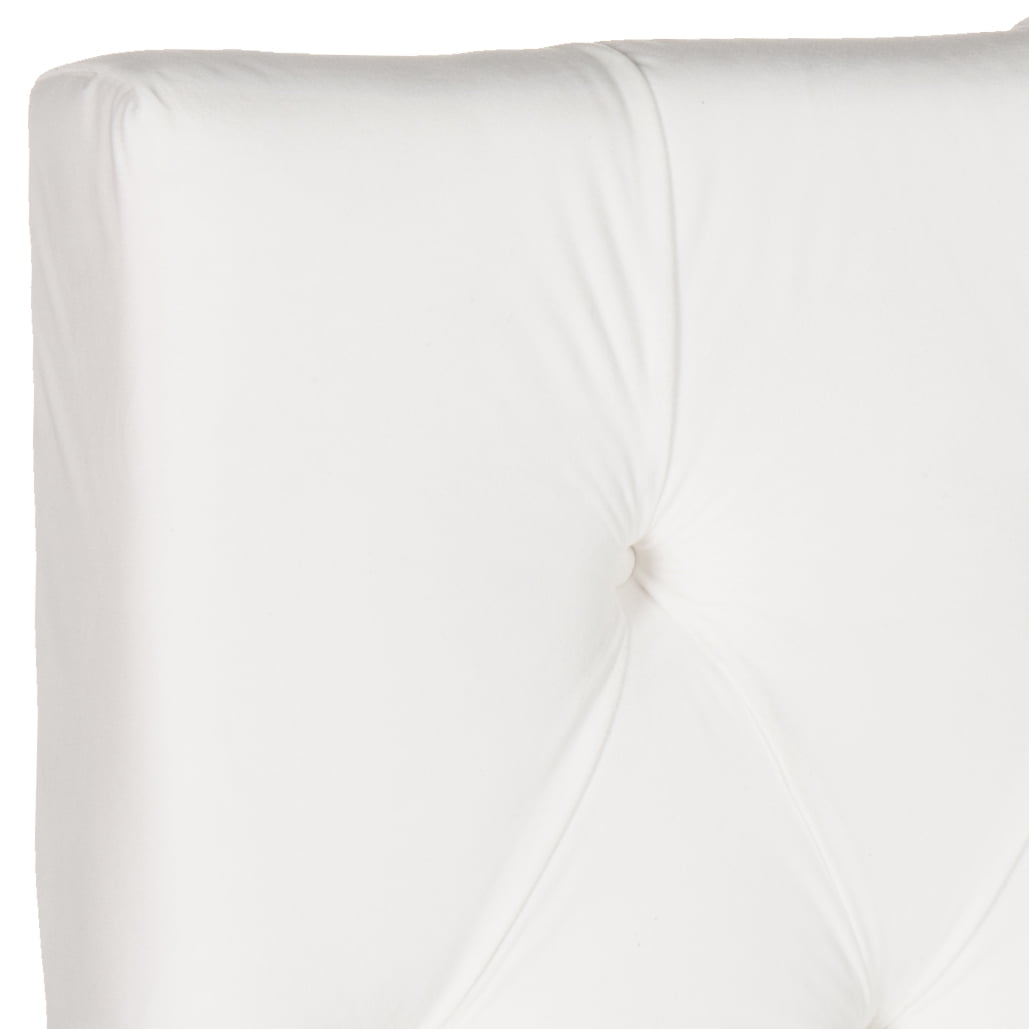 SAFAVIEH Axel Modern Glam Tufted Headboard, King, White