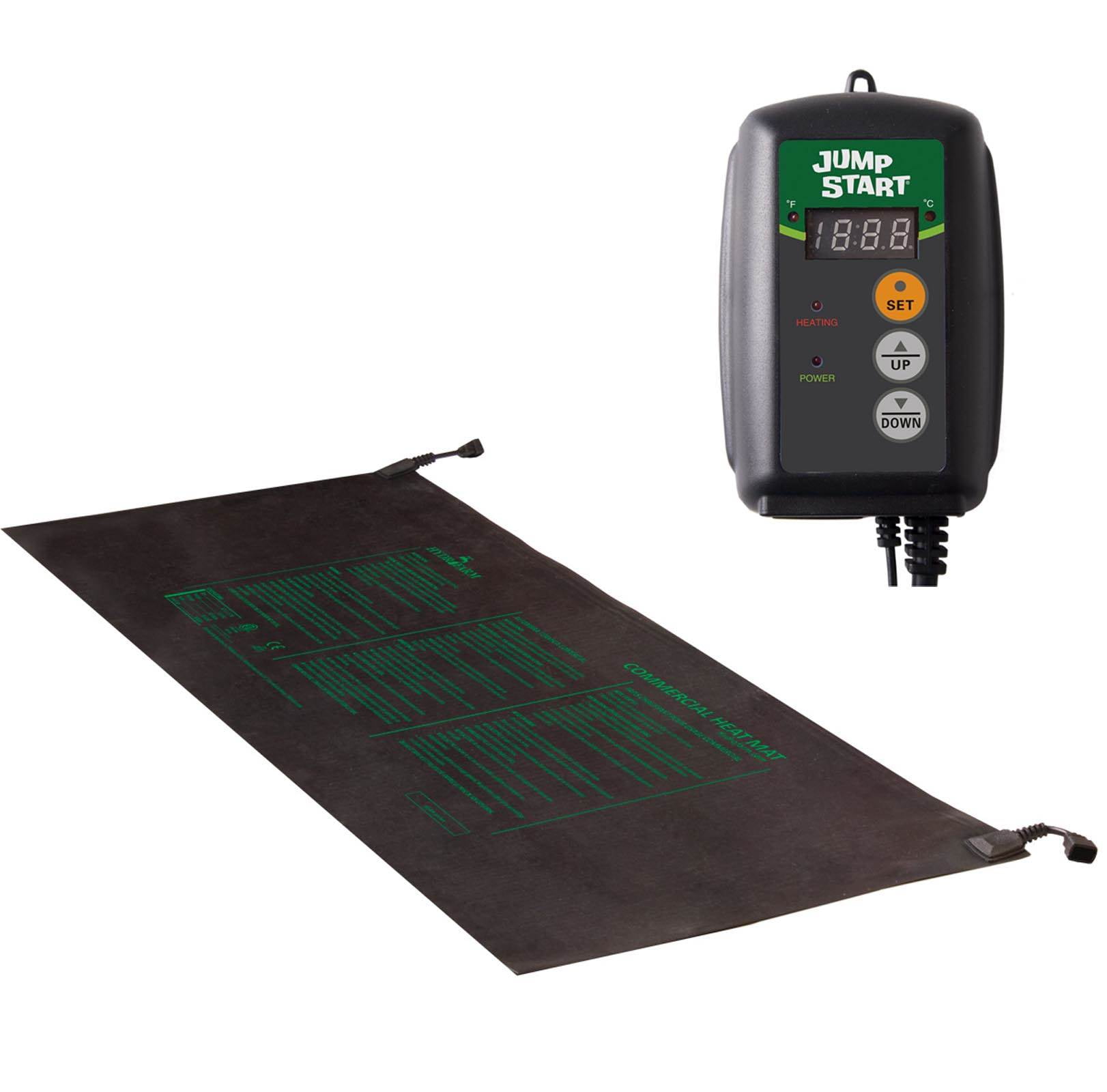 Jump Start MTMDA+MTPRTC 60"x21" Garden Heat Mat Modular AddOn w/Temp
