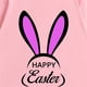 thumbnail image 4 of Gibobby Camisa De verano Nueva ropa para niños de verano, camiseta de manga corta para niñas de estilo europeo y estadounidense, camiseta con cuello redondo estampado de conejito （Rosa， 8-9 Años), 4 of 5