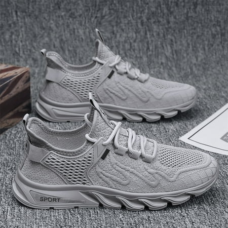 

Breathable Men S Shoes Casual Sports Running Non-Slip Lightweight Mesh Fashion Walking Shoes