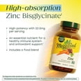 thumbnail image 4 of MegaFood Zinc - Vegan Immune Support Supplement - 22.5mg Zinc - Gluten-Free - 60 Servings, 4 of 9