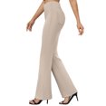 thumbnail image 3 of REALiKUN Womens Dress Pants High Waisted Flare Casual Slacks for Women Stretchy Boot Cut Work Trousers with Pockets, 3 of 6