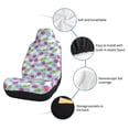 thumbnail image 6 of Salouo Strawberry And Flowers Pattern Car Seat Covers,Universal Car Seat Protectors Easy to Install Car Cover Car Accessories Auto/rucks/Van/SUV-2 PCS, 6 of 9