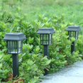 thumbnail image 5 of Warm light Camino solar llevó la luz al aire libre jardín lámpara impermeable césped linterna paisaje, 5 of 5
