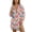 Watercolor Paisley Floral Print, variant on Renewold Beach Cover Ups for Women Breathable Bikini Coverups with Pocket Hawaii Button Down Shirts for Women Long Shirt Bathing Suit Cover Up Vacation Clothes, Hibiscus Plumeria Leaf Print, S