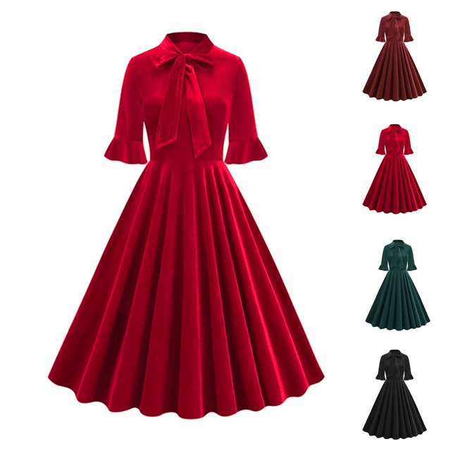 Gspmoly Robes Décontractées pour Femmes, Mode Été Femmes Patchwork Manches Courtes Robe de Soirée Décontractée Bal Robe de Mariage Robes pour Femmes Offres Hebdomadaires