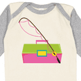 thumbnail image 4 of Inktastic Fishing Tackle Girls Girls Long Sleeve Baby Bodysuit, 4 of 5