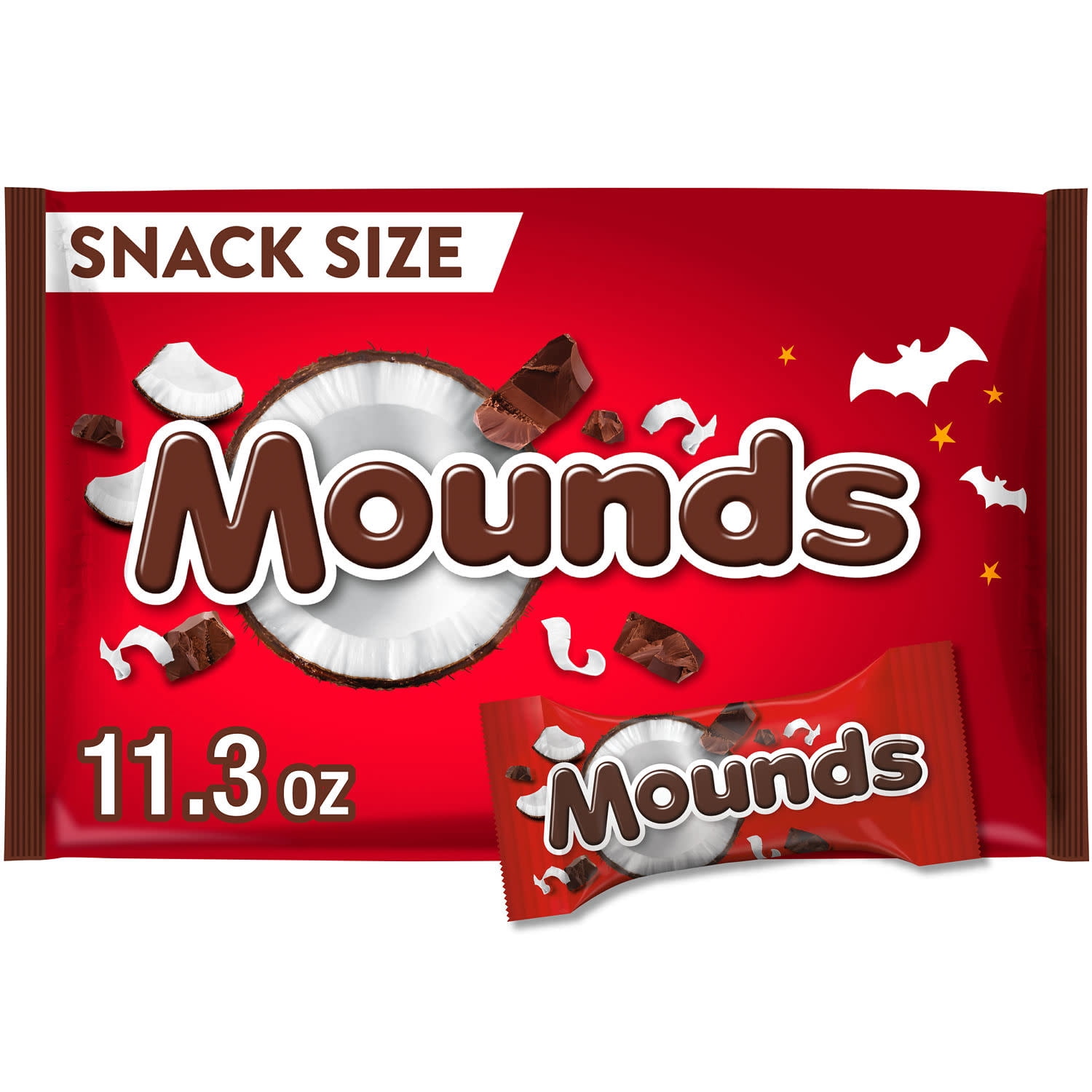 (2 pack) Mounds Snack Size 11.3oz