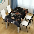 thumbnail image 3 of Yayeee Tablecloths for Rectangular Tables 60 x 108 inch Party Table Cover, Black Flowers, 3 of 6